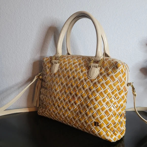 Bally Intrecciato Woven Leather Satchel - Picture 3 of 16